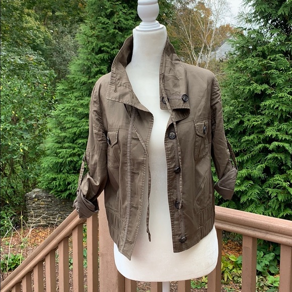 Loft | Crop Utility Jacket - Picture 2 of 8